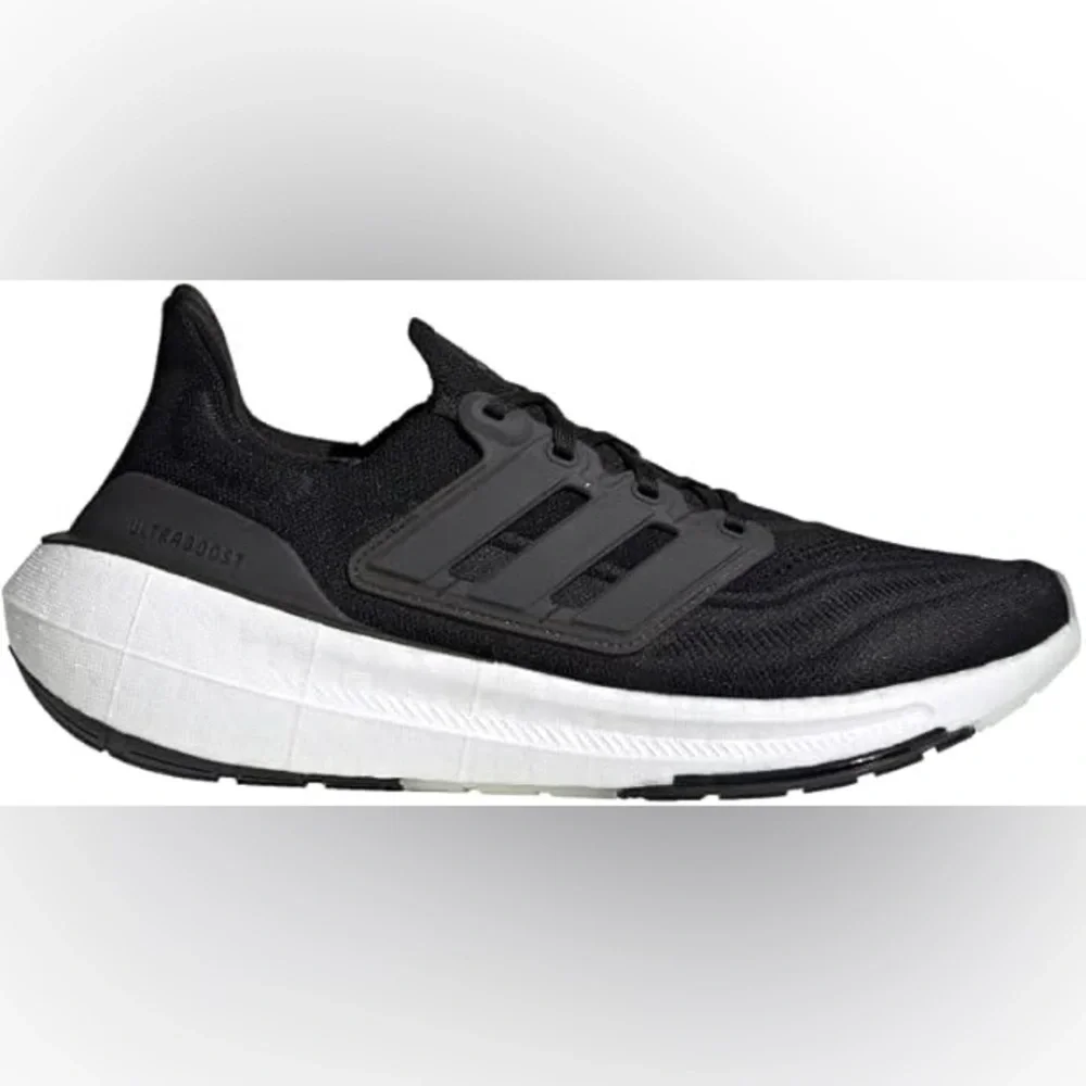 Adidas Ultraboost Light Running Sneakers Black White GY9351 Men's 11