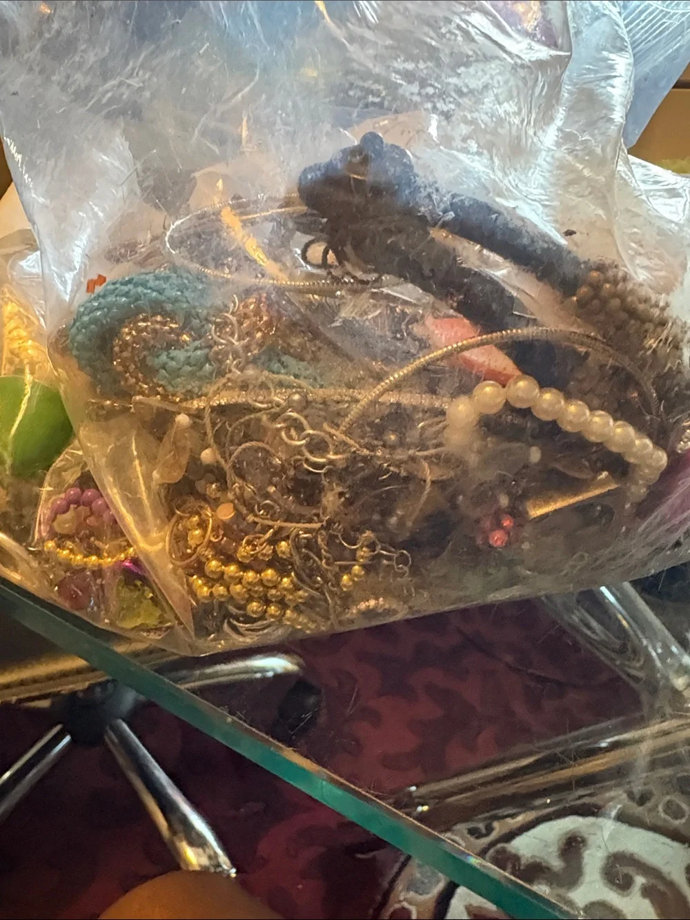 Wearable Jewelry in a bag with many different colors and designs LBS 3.14