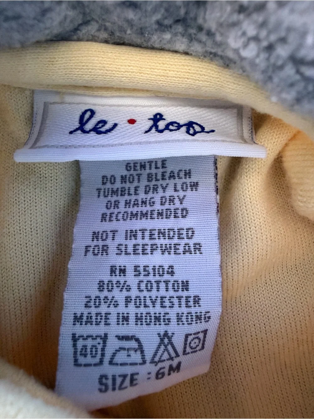 Le Top soft yellow