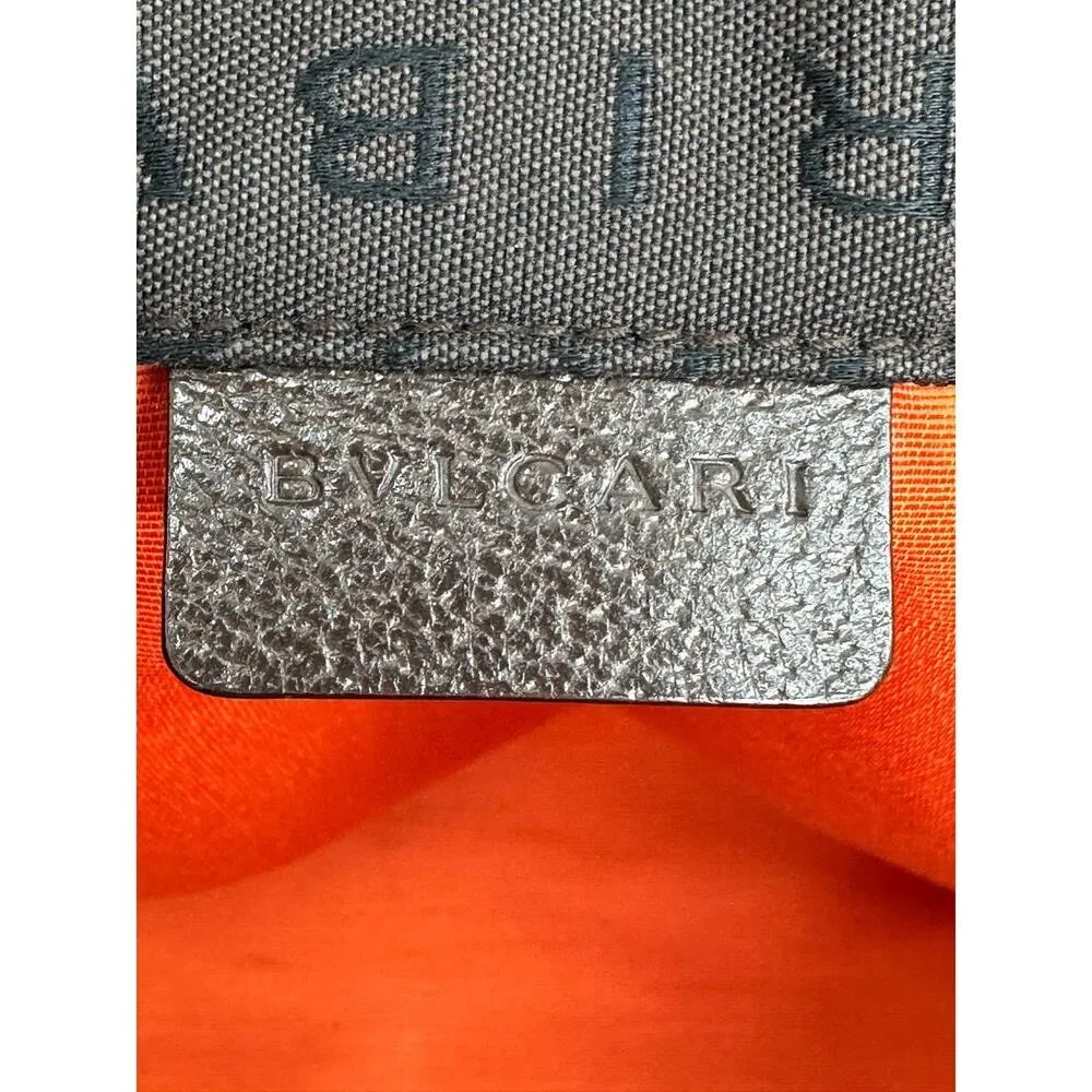 BVLGARI logo jacquard