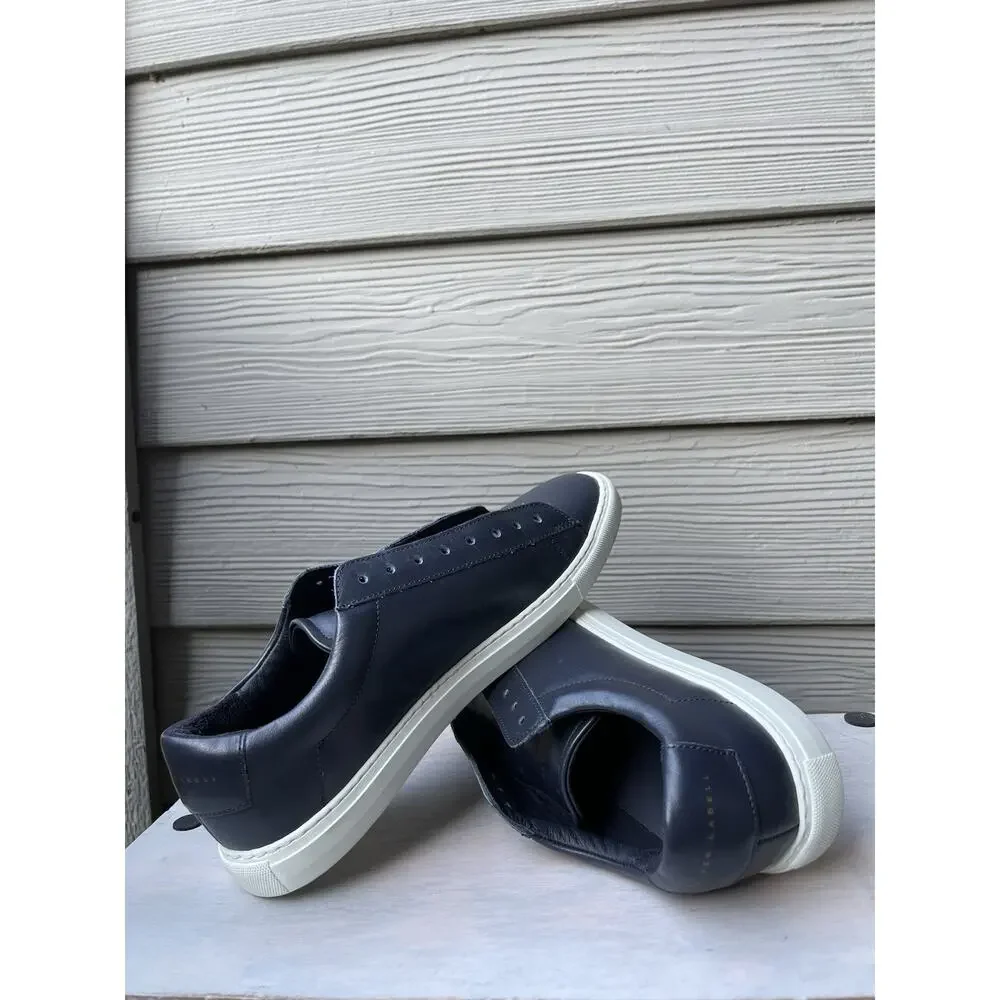 Oliver Cabell Low 1 Navy Leather Sneakers -(US M 7 / W 8.5) - Pristine Soles
