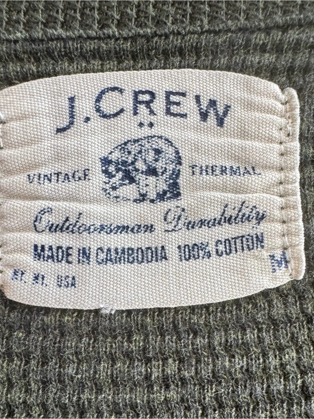 J. Crew soft thermal