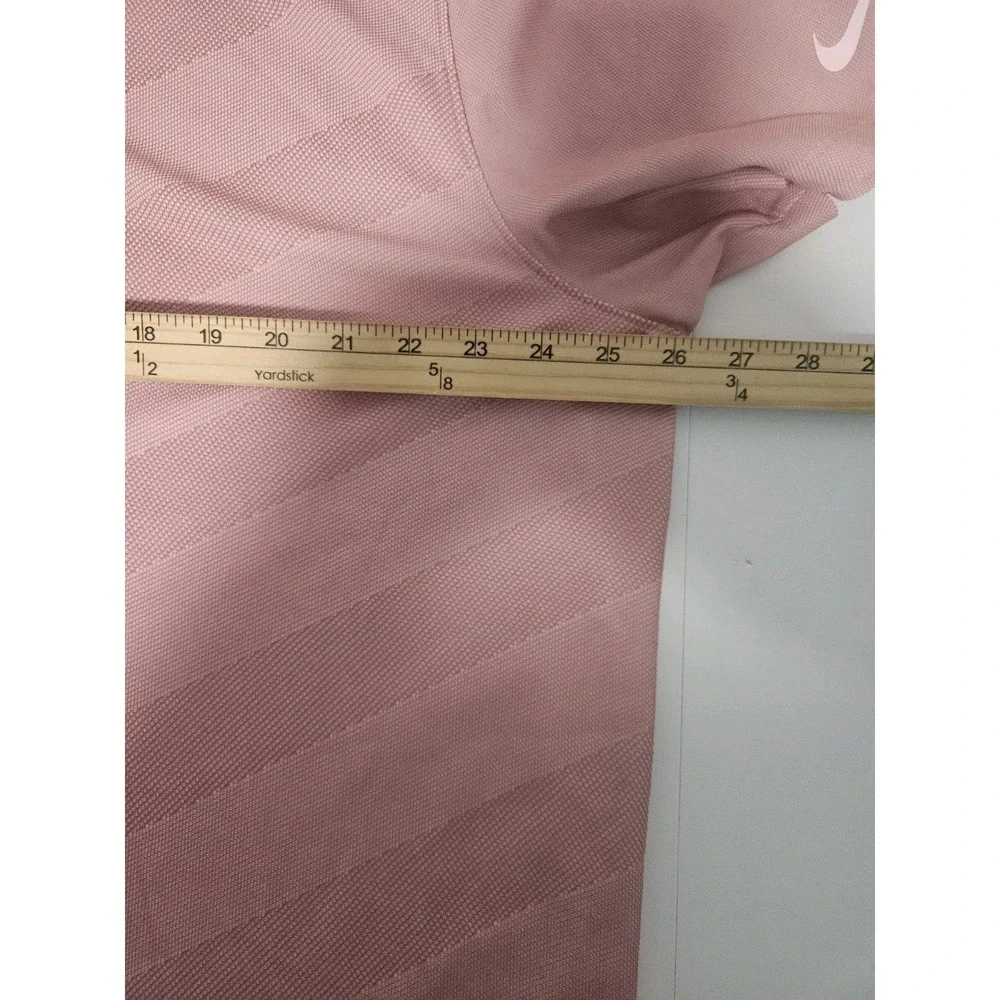 Nike Men's Dri-Fit Tiger Woods Collection Golf Polo Shirt Pink 2XL