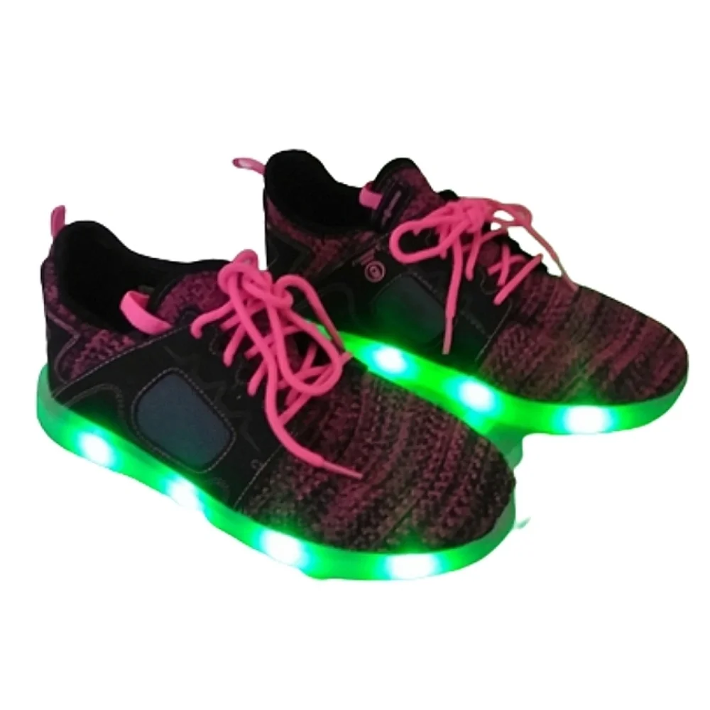 Flashlights light up