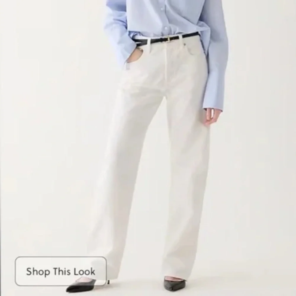 J. Crew White POINT SUR Jeans