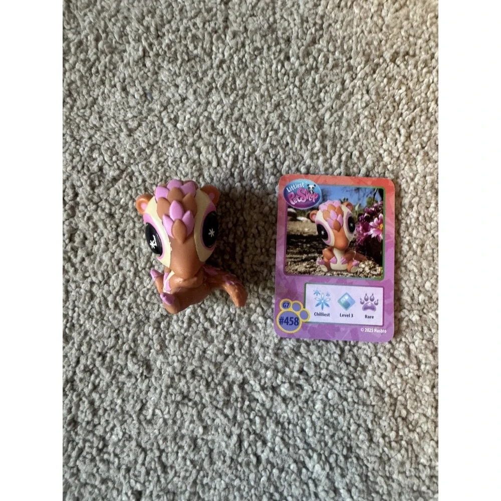 Littlest Pet Shop #458 Series 5 G7 Pangolin with Card Cute Fun Toy Collector
