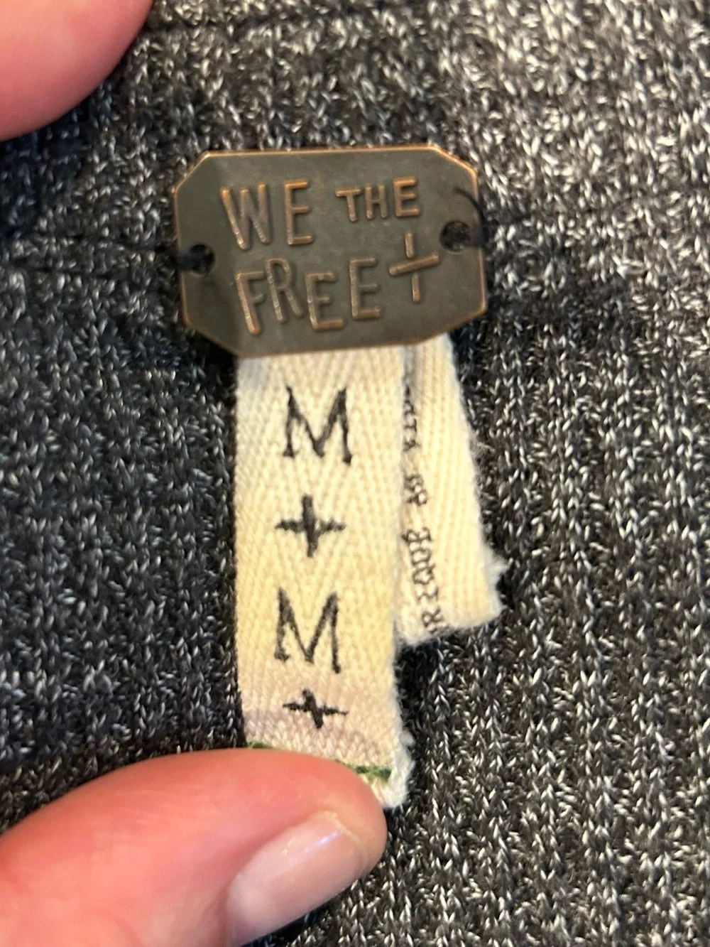 Free People oversized waffle