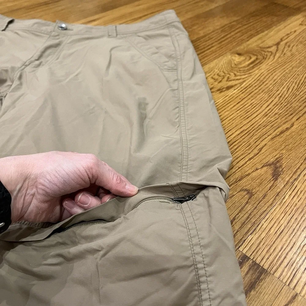 Marmot Arch Rock‎ Pants Mens 36x32 Tan Nylon Cargo Hiking Outdoor Performance