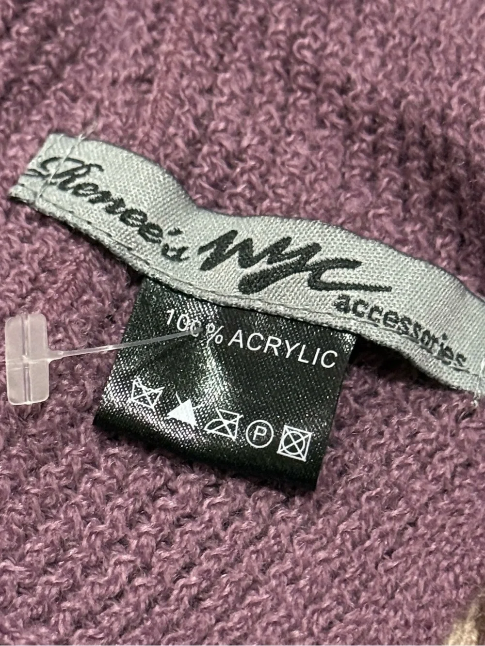 N/A acrylic fringe tag