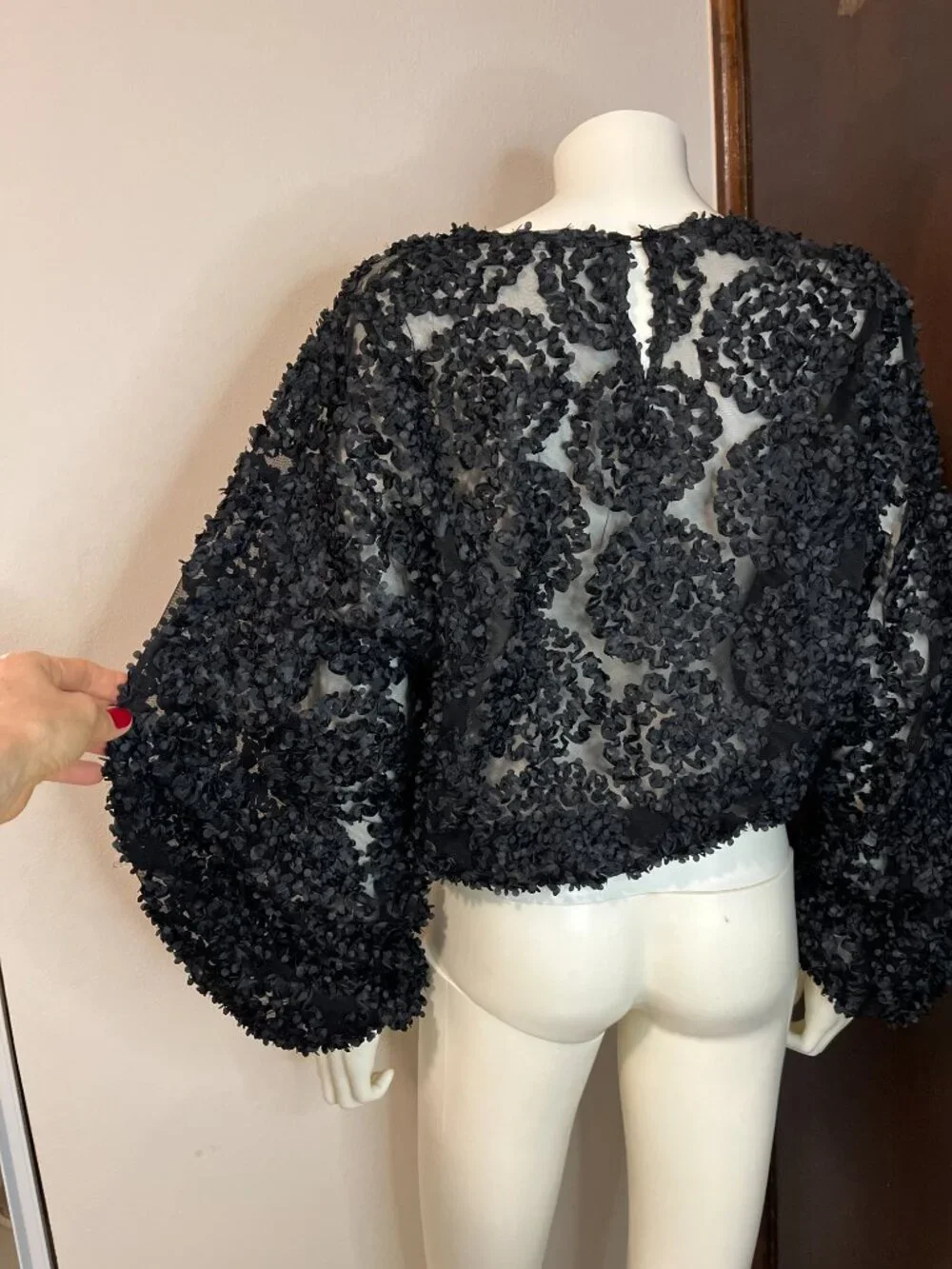 Zara sheer mesh