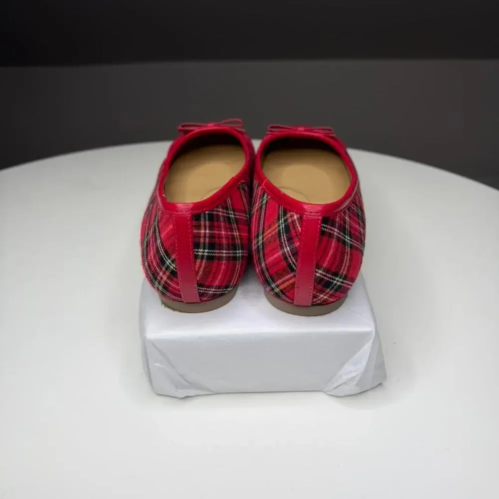 Talbots red plaid
