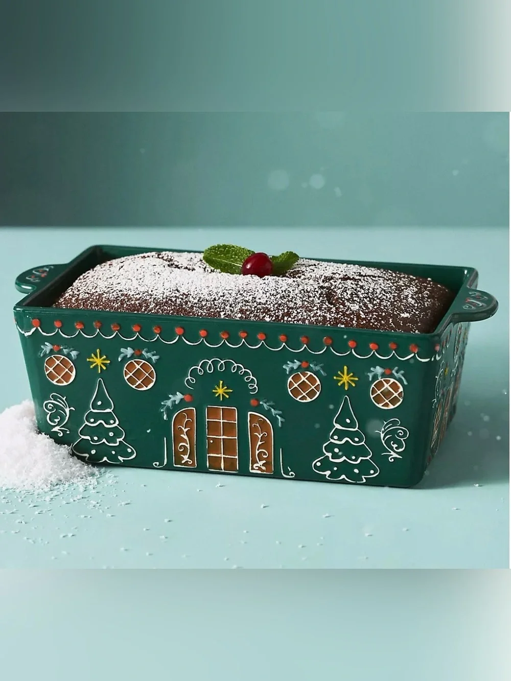 Anthropologie festive green