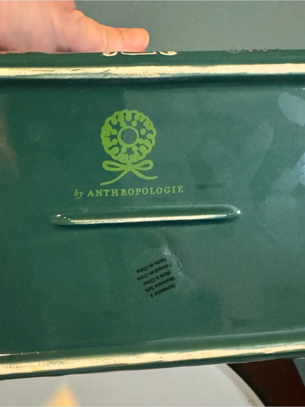 Anthropologie festive green