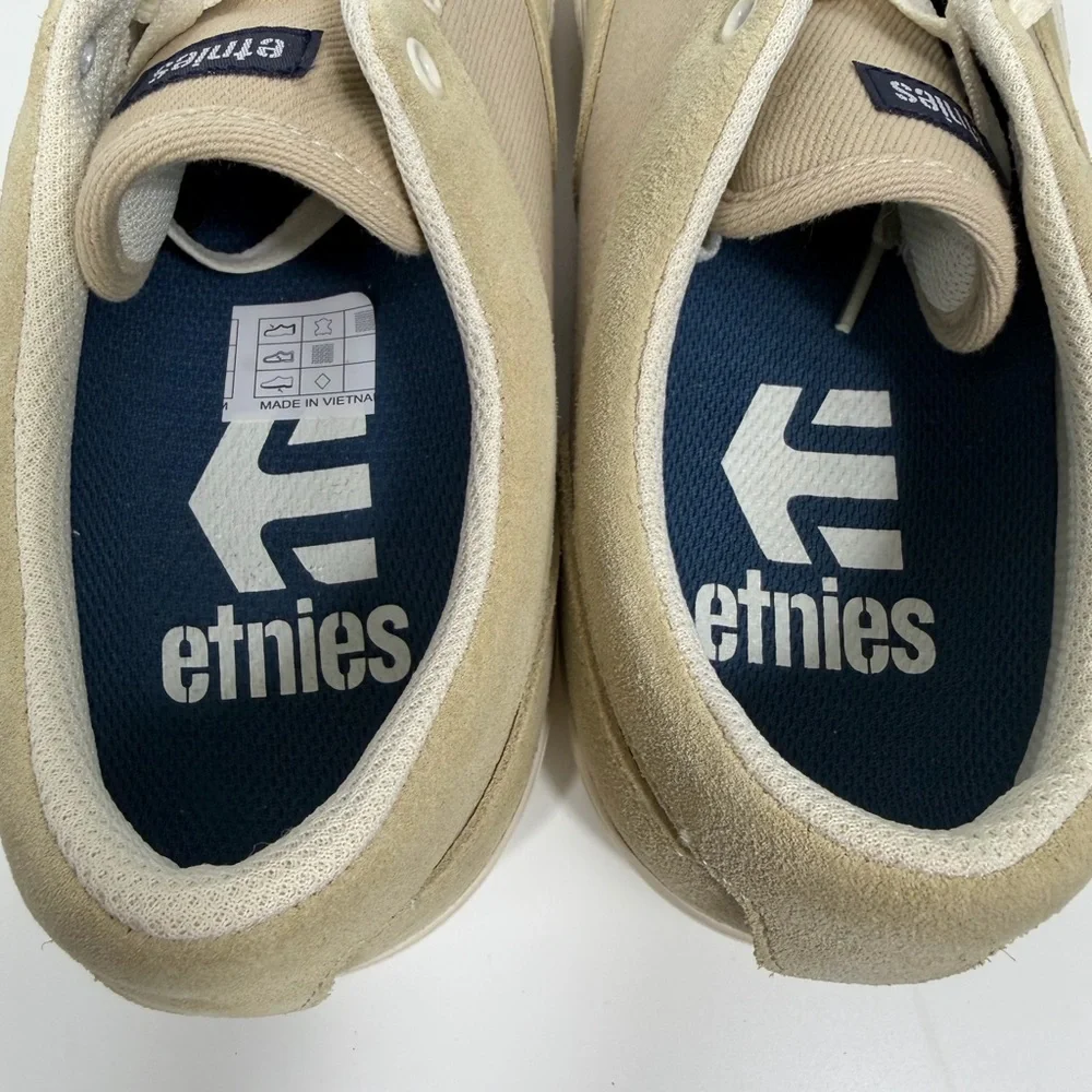 Etnies Men's Factor Skate‎ Shoe In Bone Size 10