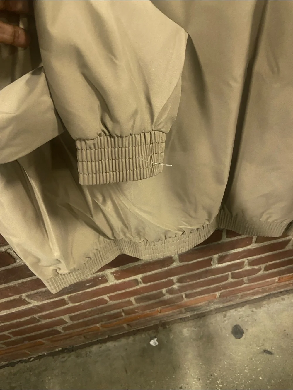Pendleton Beige Zip Front Windbreaker Jacket size L