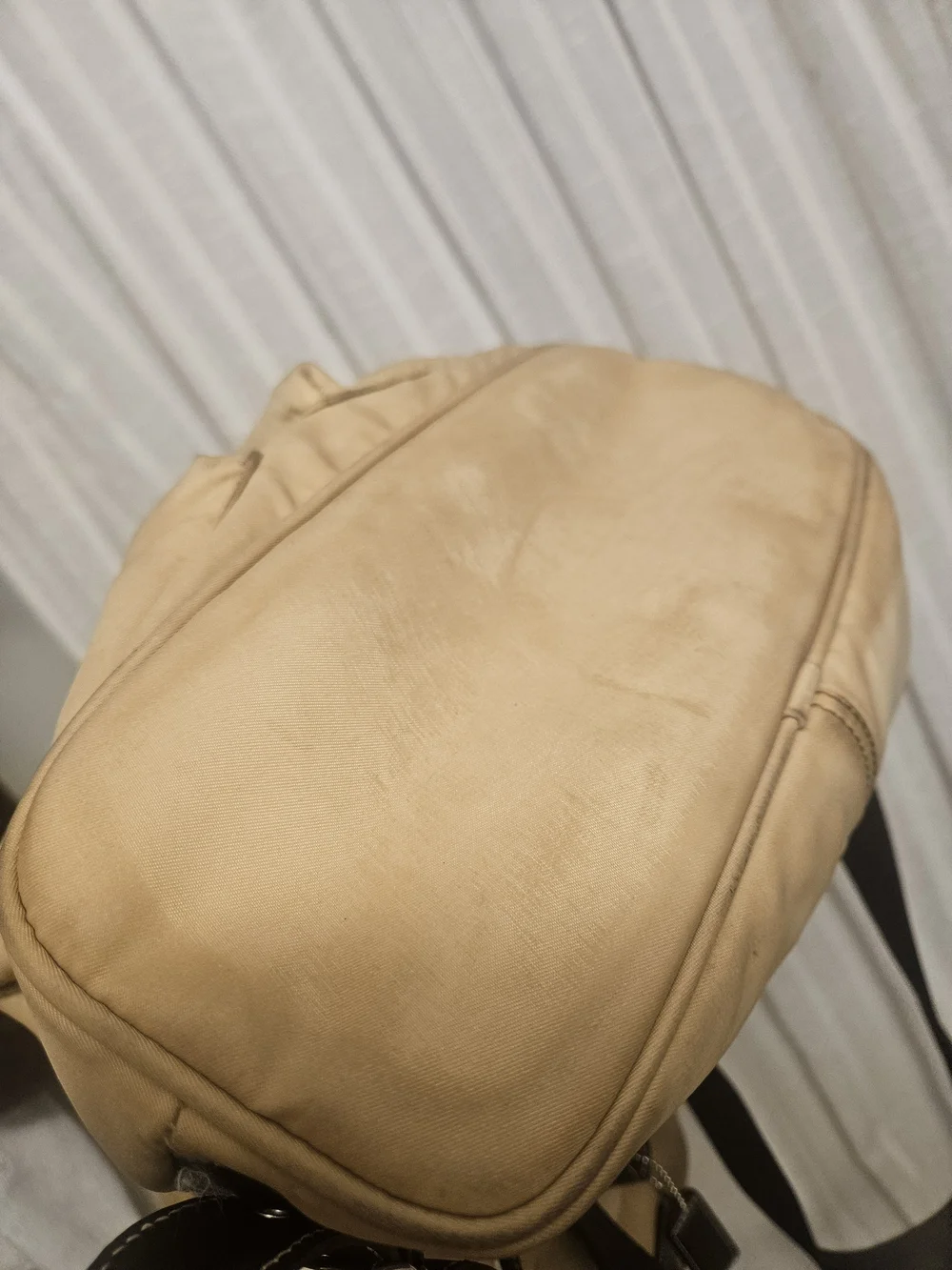 Coach canvas backpack