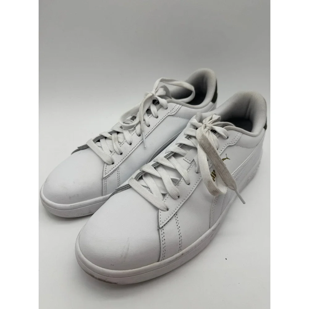 Puma Smash v2 Men's Size 10.5‎ White Green Casual Sneakers