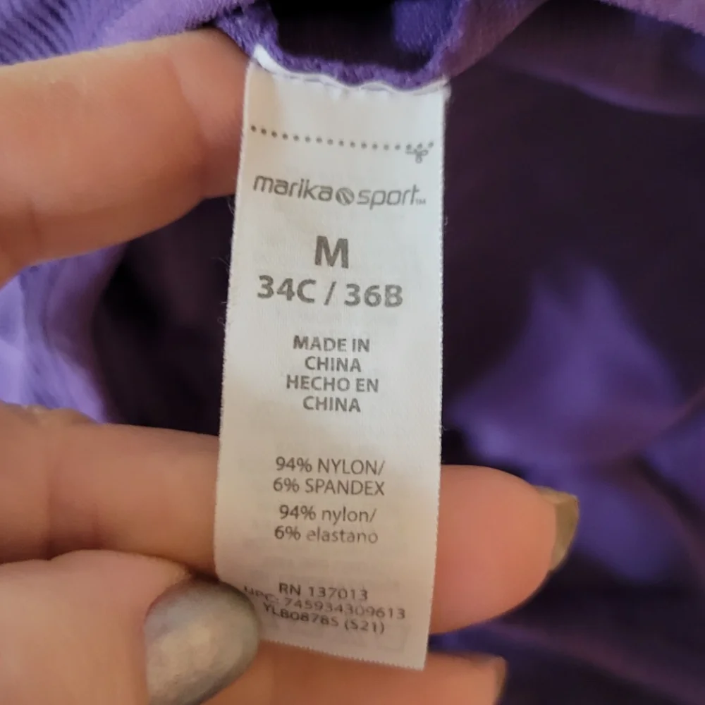 Marika purple knit