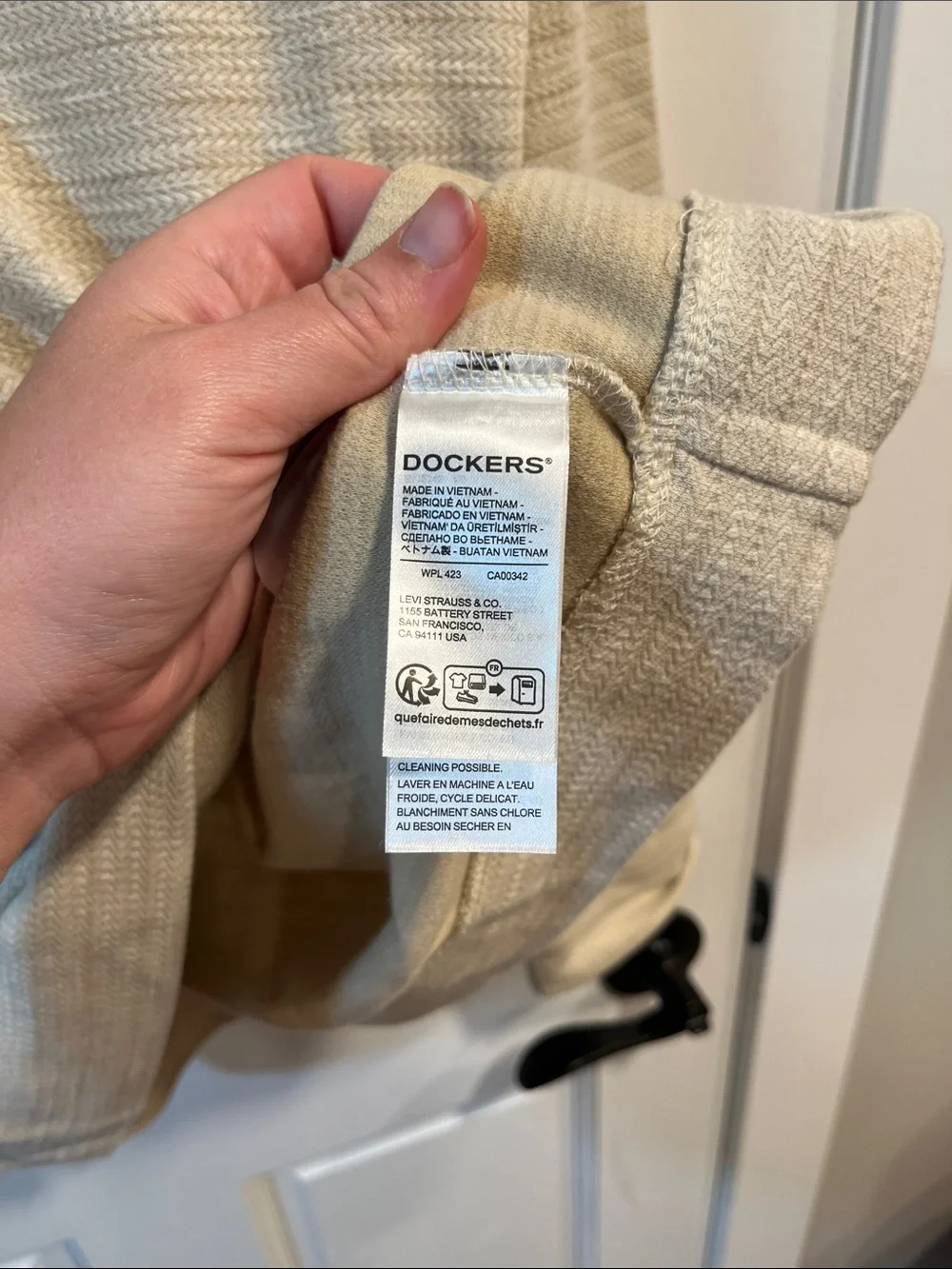Dockers oatmeal colored