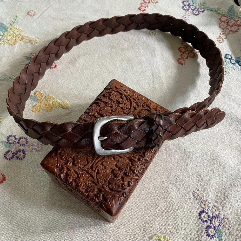 Vintage brown leather
