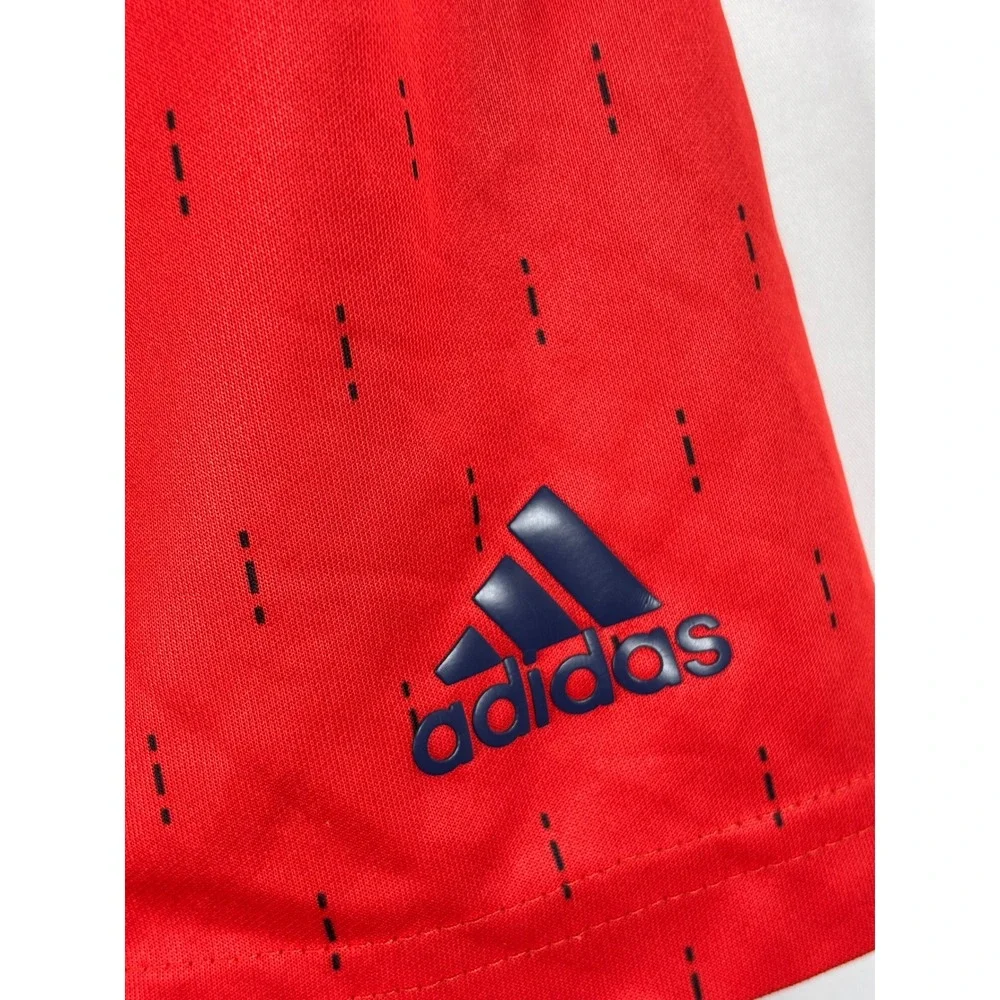 Adidas USA Red‎ Golf Polo Shirt Men's 2XL Performance Short Sleeve