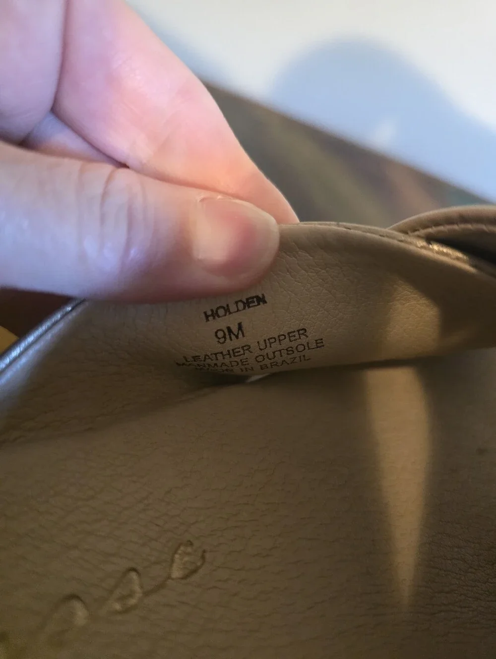 Matisse leather upper