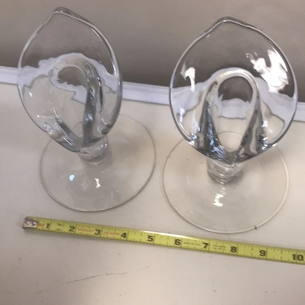 Cambridge Glass pair vintage