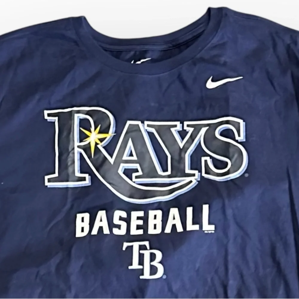Nike Tampa Bay Rays MLB Baseball Tee – Men’s XXL Navy Blue