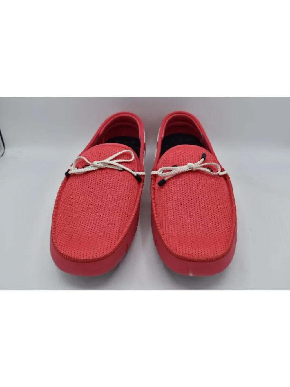 SWIMS Mens‎ Size 15 Braided Lace Campari Slip On Penny Loafers Shoes