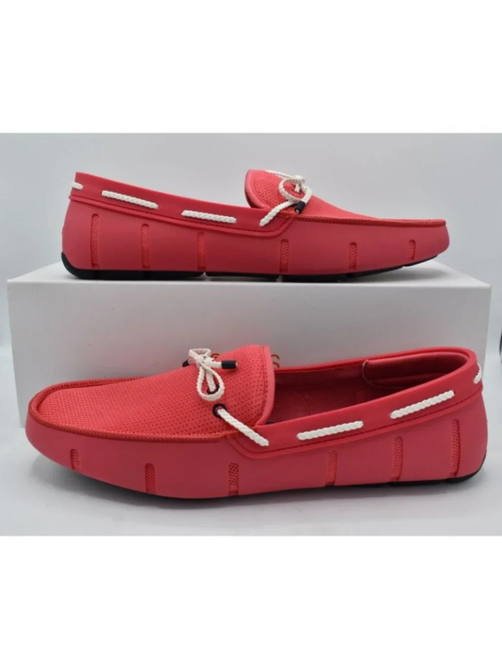SWIMS Mens‎ Size 15 Braided Lace Campari Slip On Penny Loafers Shoes