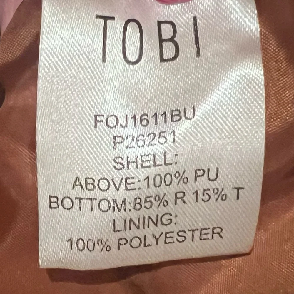 Tobi selling vegan
