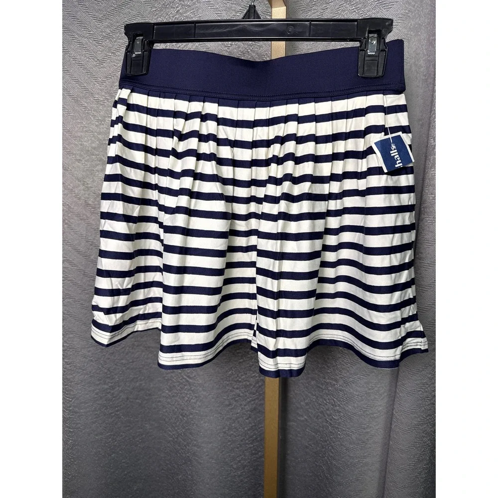 Kate Spade‎ New York Striped Mini Skirt Women's Small Blue White NWT