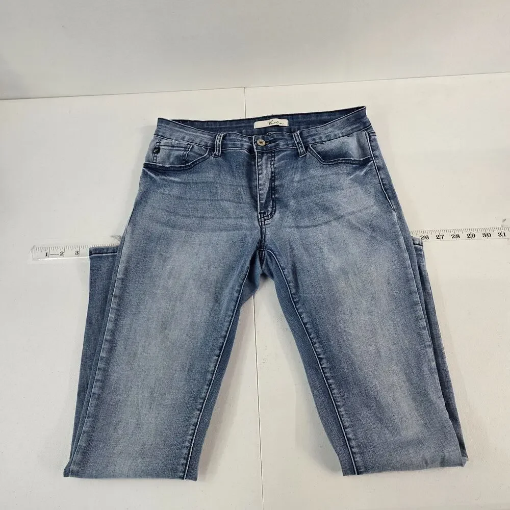 Kancan Chanel High Rise Ankle Skinny‎ Jeans w11 29 blue denim womens light 6105