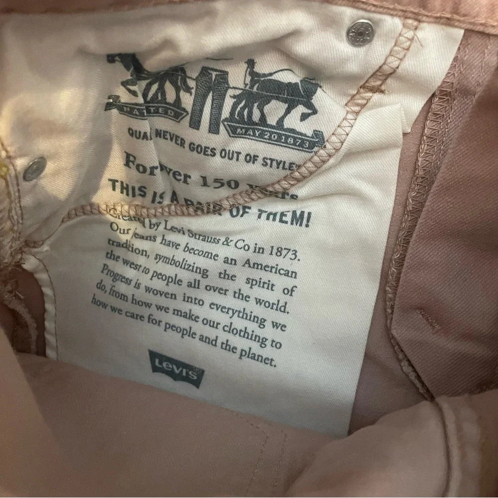 Levi’s Men’s 511 Dusty Rose Jeans 28 x 30