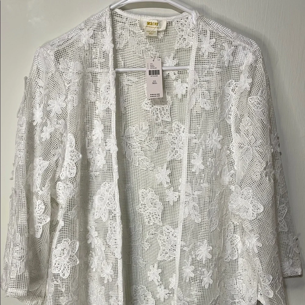 Anthropologie sheer floral