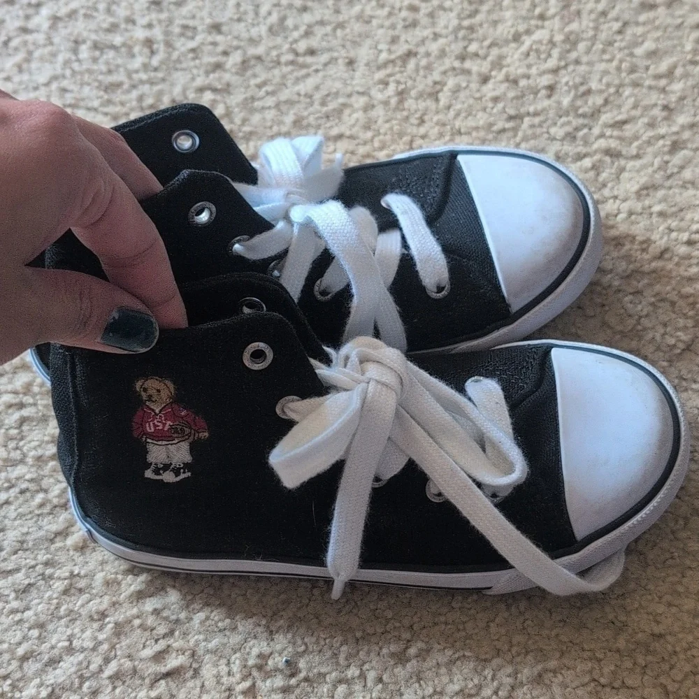 Polo Ralph Lauren Hamptyn Hill Bear Sneakers Size 12