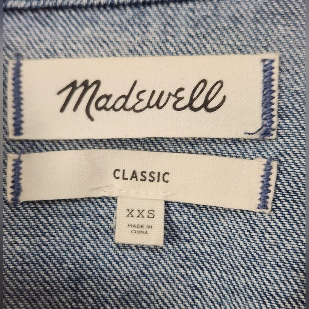 Madewell Classic Trucker Boho Denim Jacket Size XXS