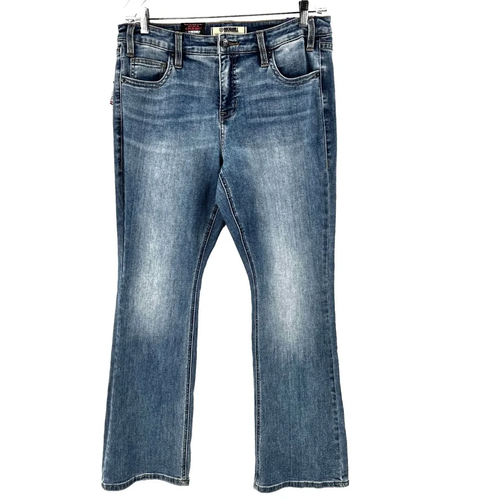 NEW Rock & Roll Denim Flawless Fit Bootcut Jeans Women's 33X32 Mid Rise‎ Landman