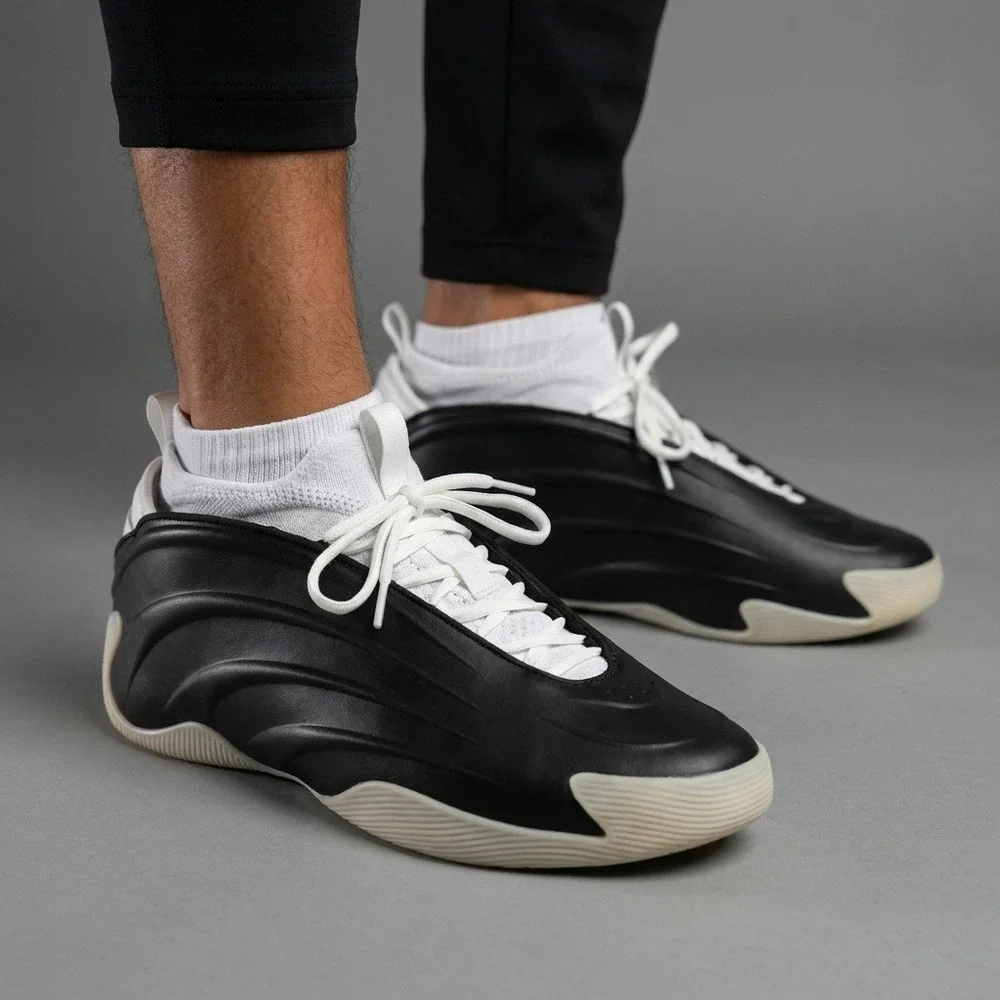 Adidas Harden Volume 9 Mens Size 20 Black White Basketball Shoes JQ9137 NWT