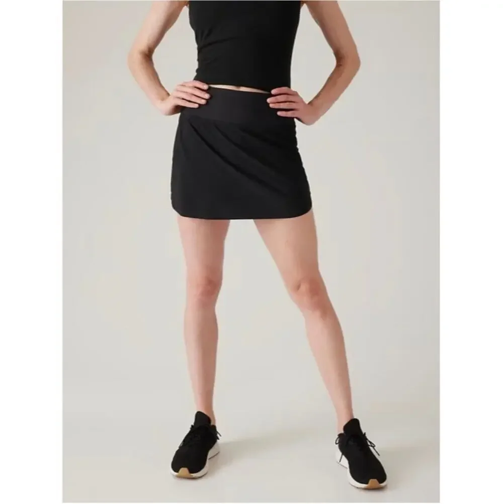 Athleta Skort Women 2X Black Run With It 14