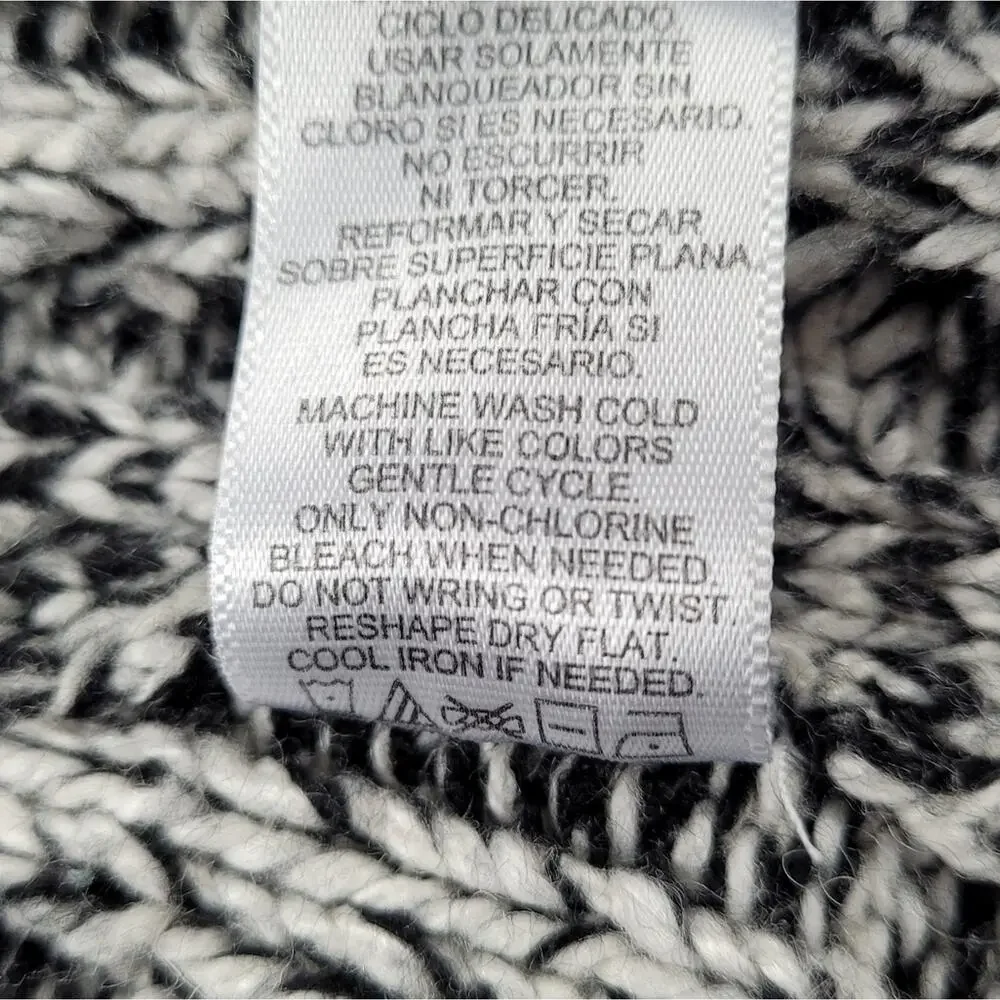Thakoon for Design Nation Long Marled Open Front Cardigan size Medium