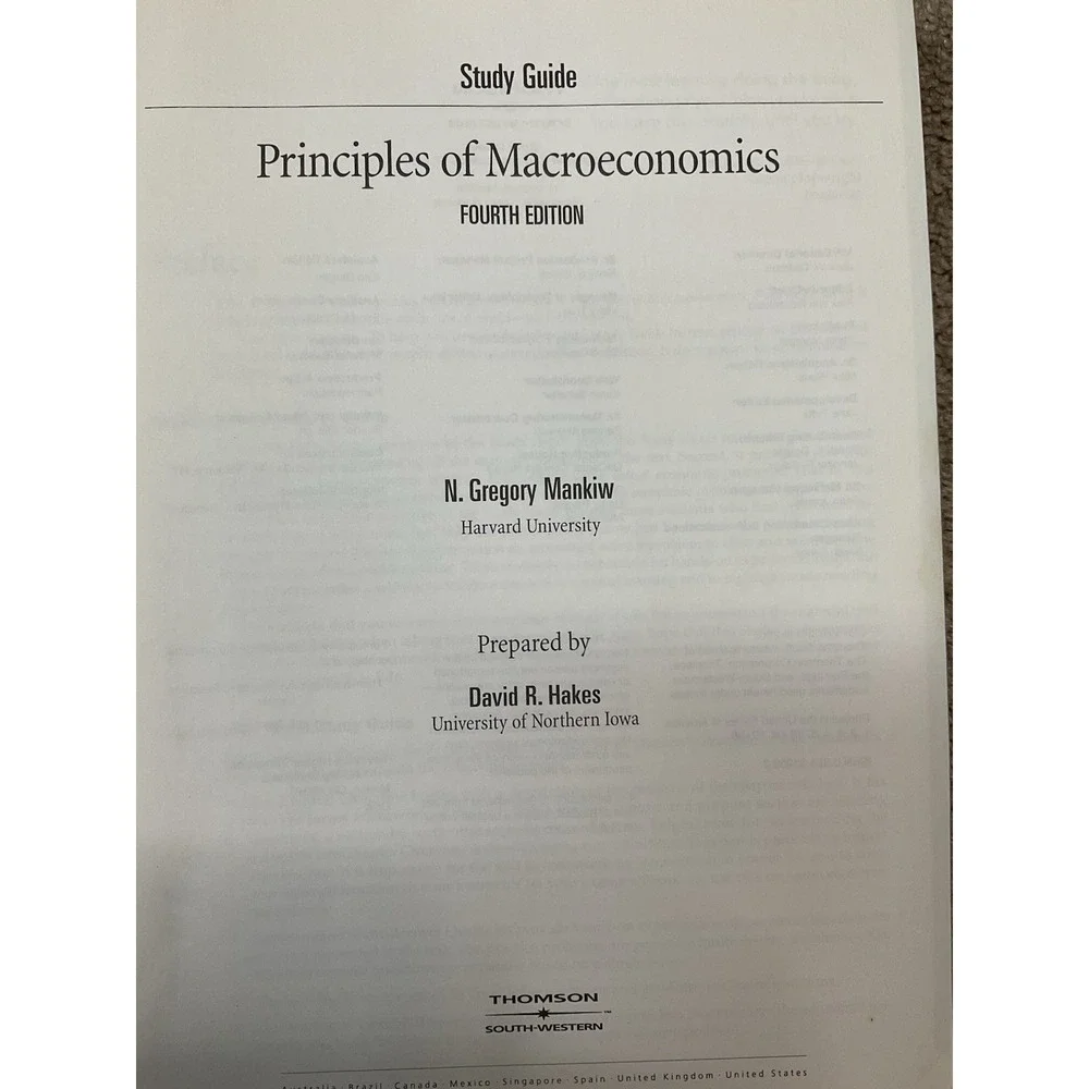 N/A principles macroeconomics