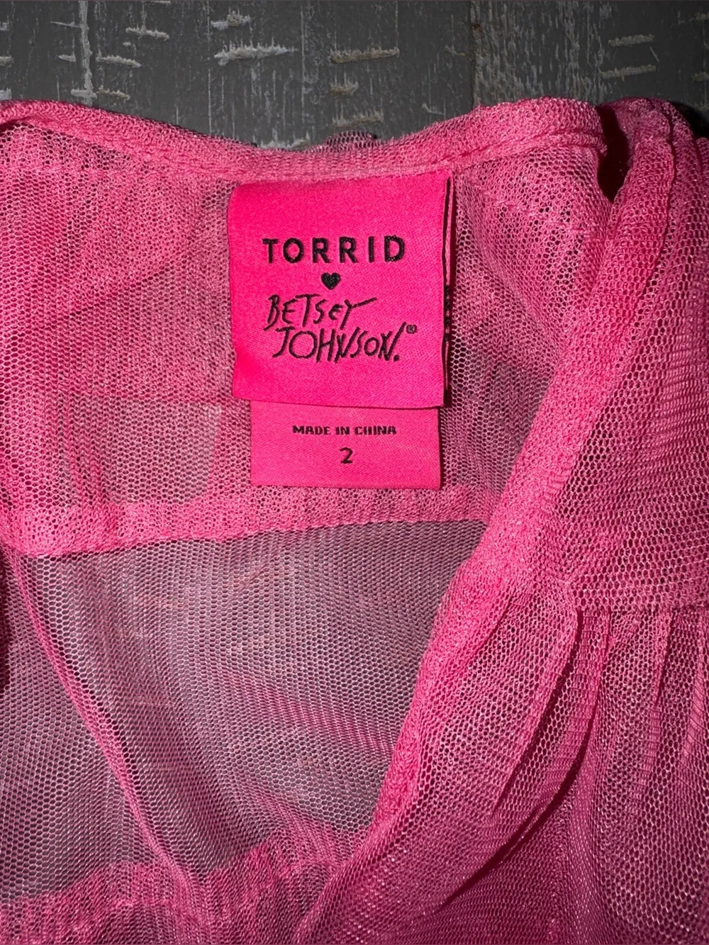 Betsey Johnson tags jacket