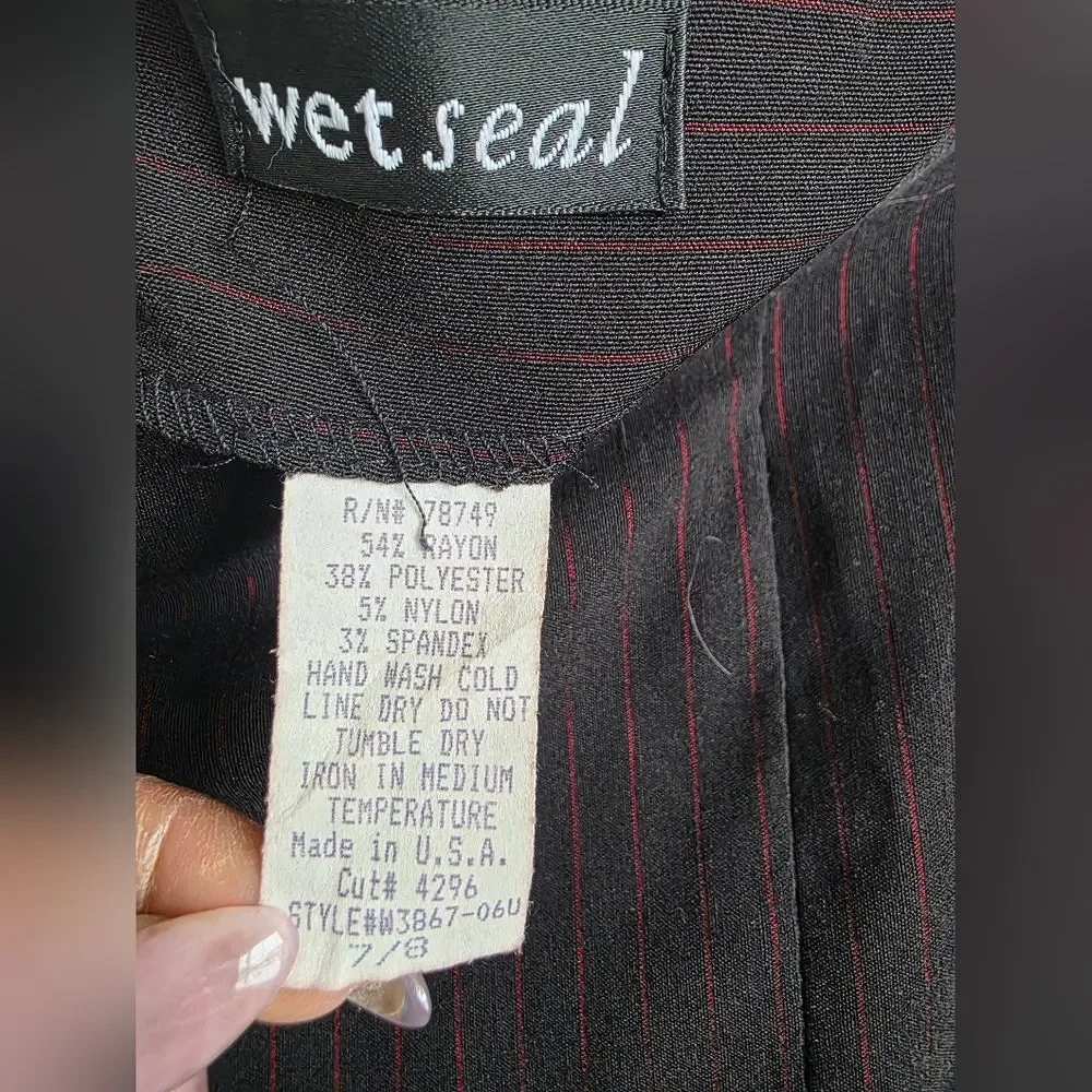 Wet Seal measurements prior my