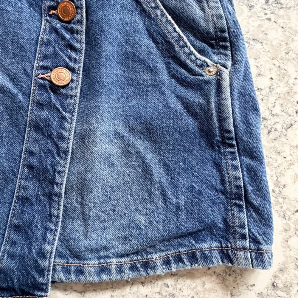 Free People machine denim