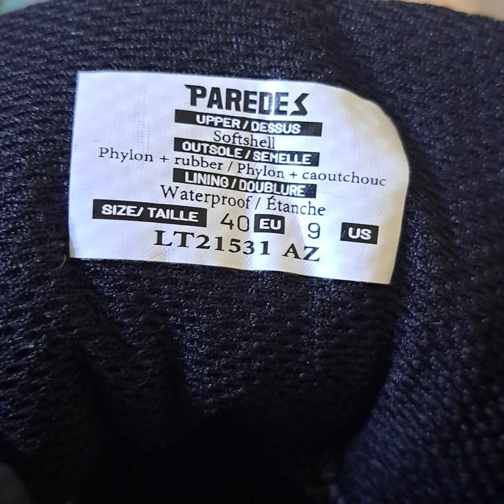PAREDES worn once
