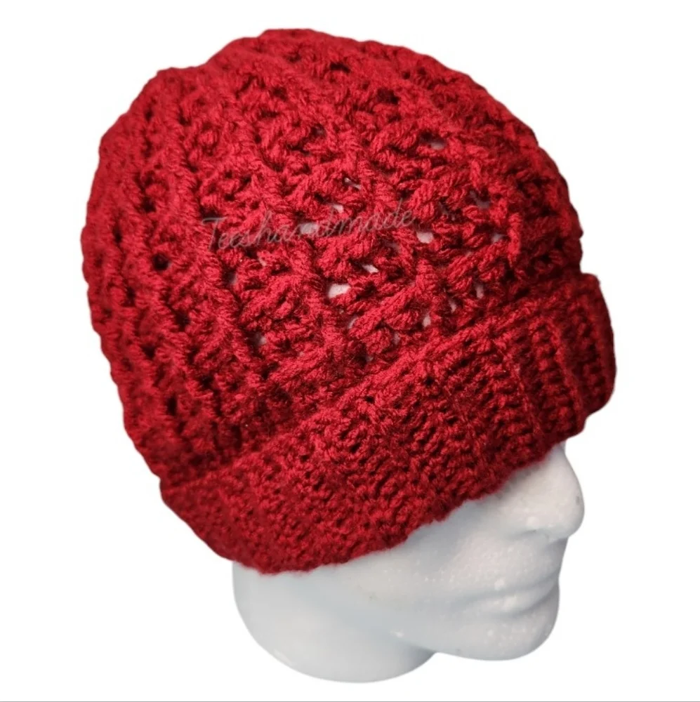 Waffle Stitch Hat