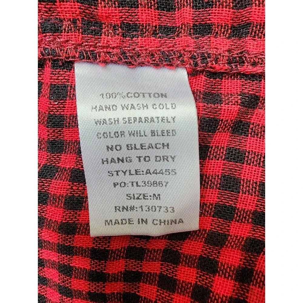 Umgee red plaid