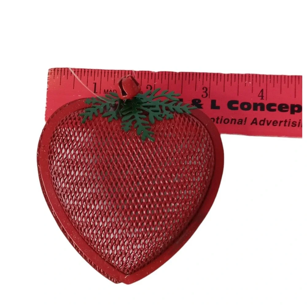 Red Heart Decor 🎄❤️ 🎁red