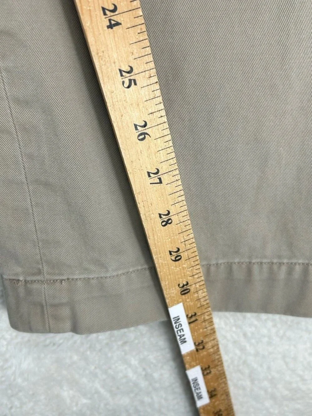 Polo Ralph Lauren Classic Fit Chino Pants Men 34x32 (33x31)‎ Beige 100% Cotton